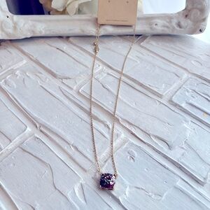 Sparkle drop necklace